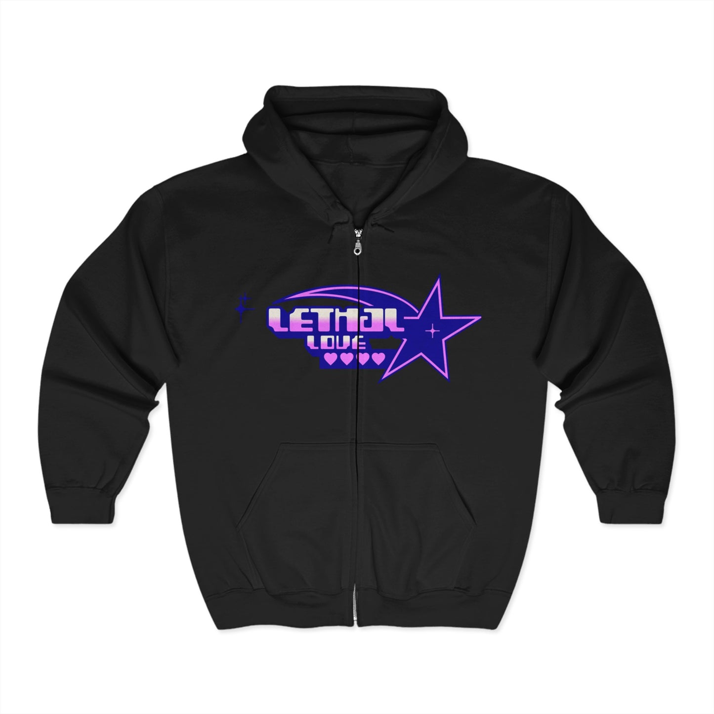 Lethal Love zip Hoodie