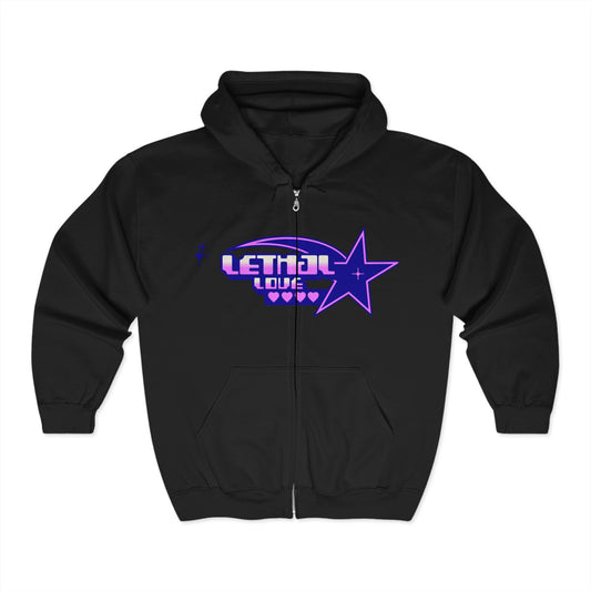 Lethal Love zip Hoodie