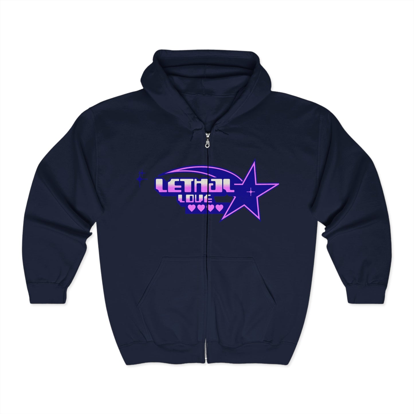 Lethal Love zip Hoodie
